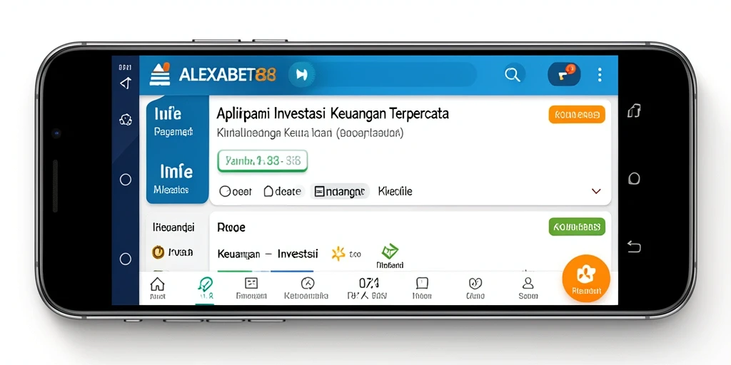 Tampilan antarmuka ALEXABET88 yang intuitif dan informatif.
