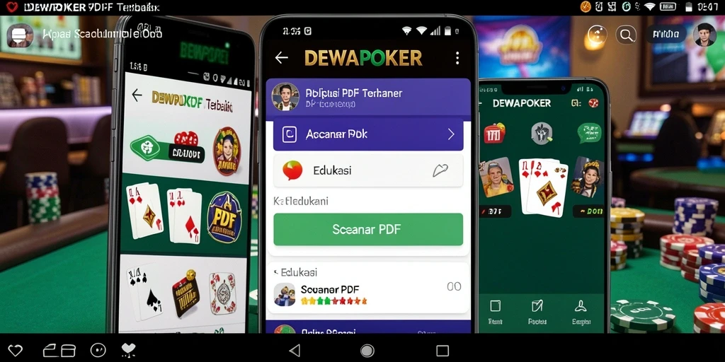 Antarmuka DEWAPOKER menampilkan fitur pemindaian PDF yang intuitif dan mudah digunakan.