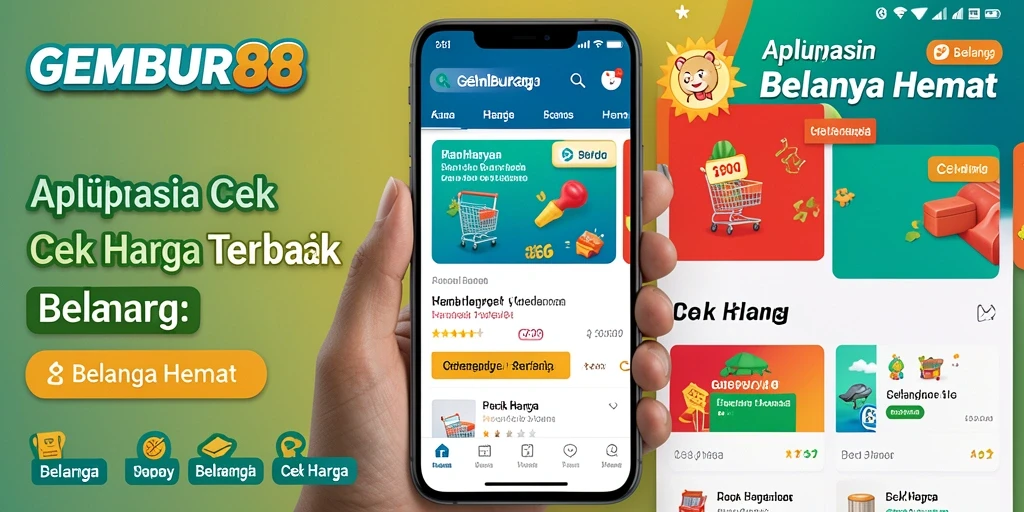 Tampilan antarmuka aplikasi Cek Harga yang menarik dan mudah digunakan.