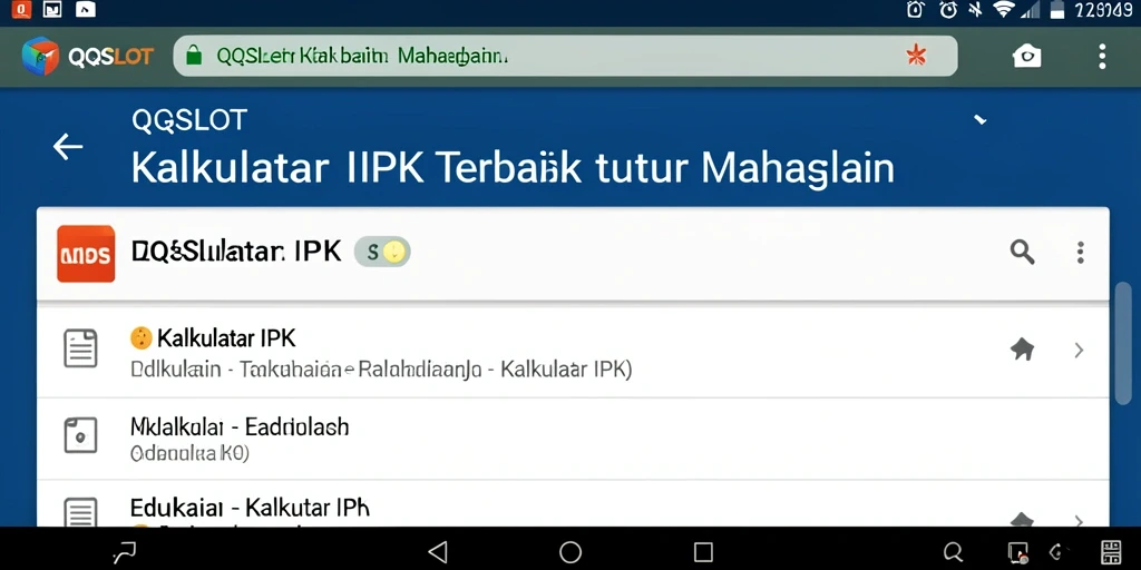 Tampilan antarmuka aplikasi QQSLOT yang menarik dan mudah digunakan.