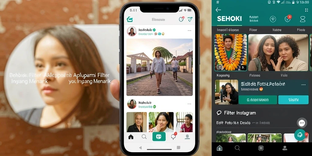 Tampilan antarmuka SEHOKI yang ramah pengguna dengan berbagai pilihan filter.
